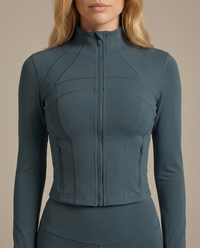 Huxe Sculpt Set – Petrol | Flared Legging & Corset Jasje 5