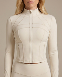 Huxe Sculpt Set – Ivoor | Flared Legging & Corset Jasje 5