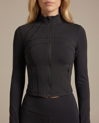 Huxe Sculpt Set – Onyx | Flared Legging & Corset Jasje 5
